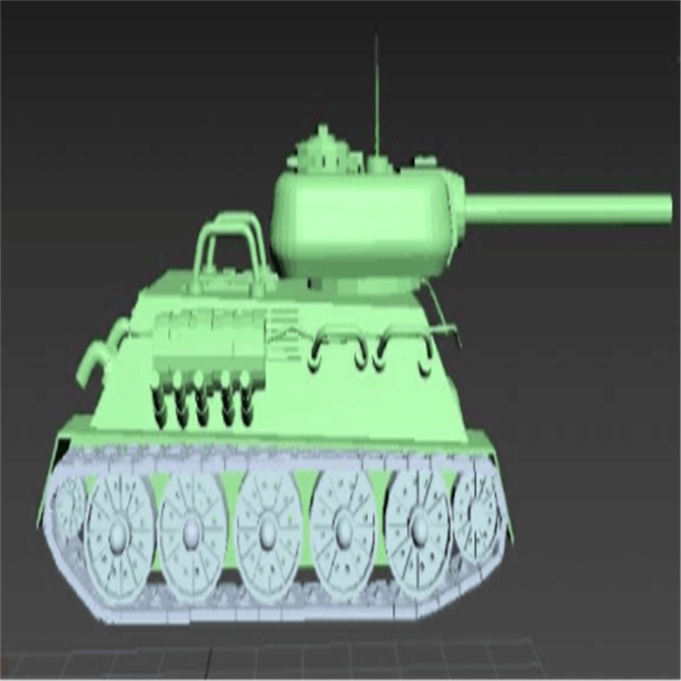 阜平充气军用坦克模型
